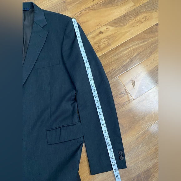 Brooks Brothers Men’s Wool Blazer Gray Sport Coat Suit Jacket Formal Wedding 42L - Picture 11 of 12
